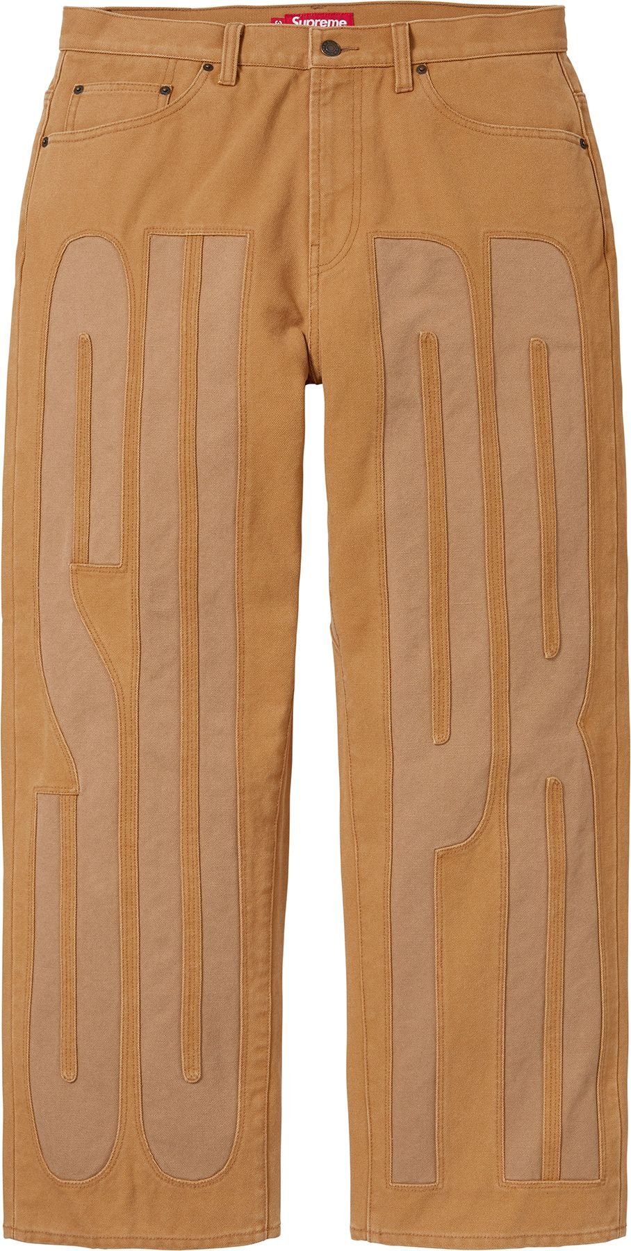Inset Spellout Baggy Jean view 5